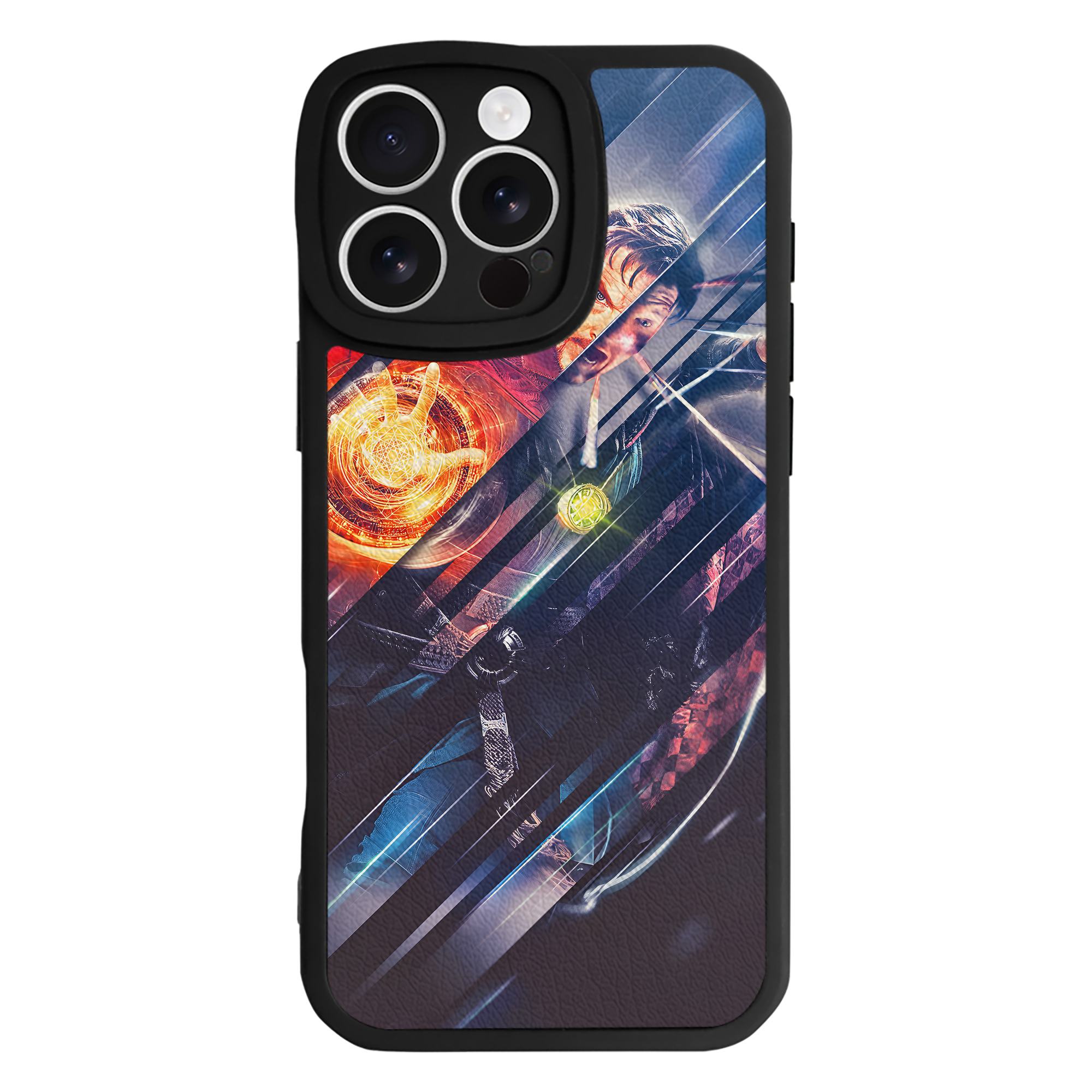 （画像用） アベンジャーズ The Avengers 【iPhone 16シリーズ対応】シリコンスマホケース（レザー調） 材質：シリコン